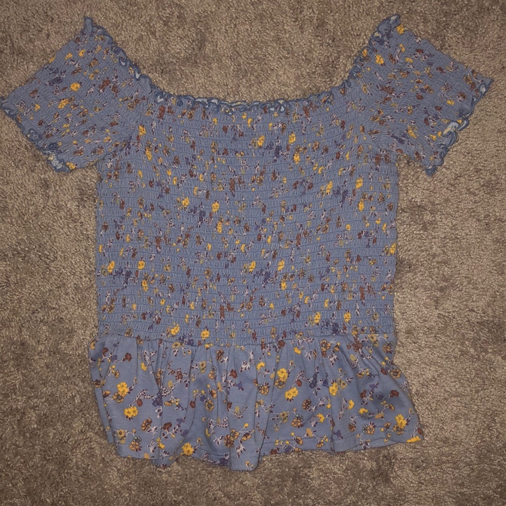 Off Shoulder Floral Top